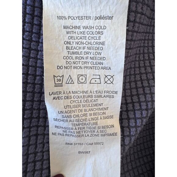 Callaway Golf Quarter Zip Pullover Navy Blue Red Logo Men M Long Sleeve Stretch - Picture 6 of 6